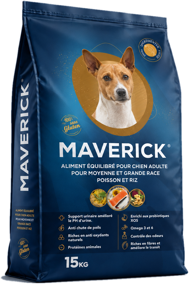 Mockup sac MAVERICK 15 kg